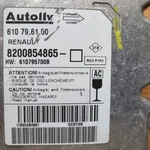 610796100 8200854865 Centralita Airbag Autoliv Renault Clio