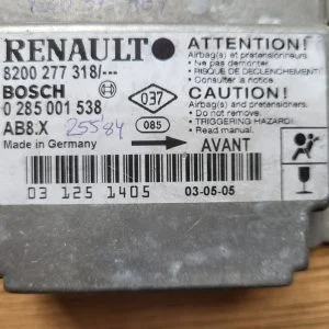 8200277318 0285001538 Centralita Airbag Bosch Renault Clio