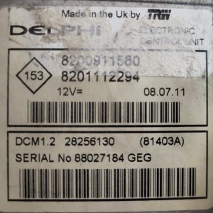 8200911560 8201112294 Centralita Motor kangoo 1.5dci Delphi